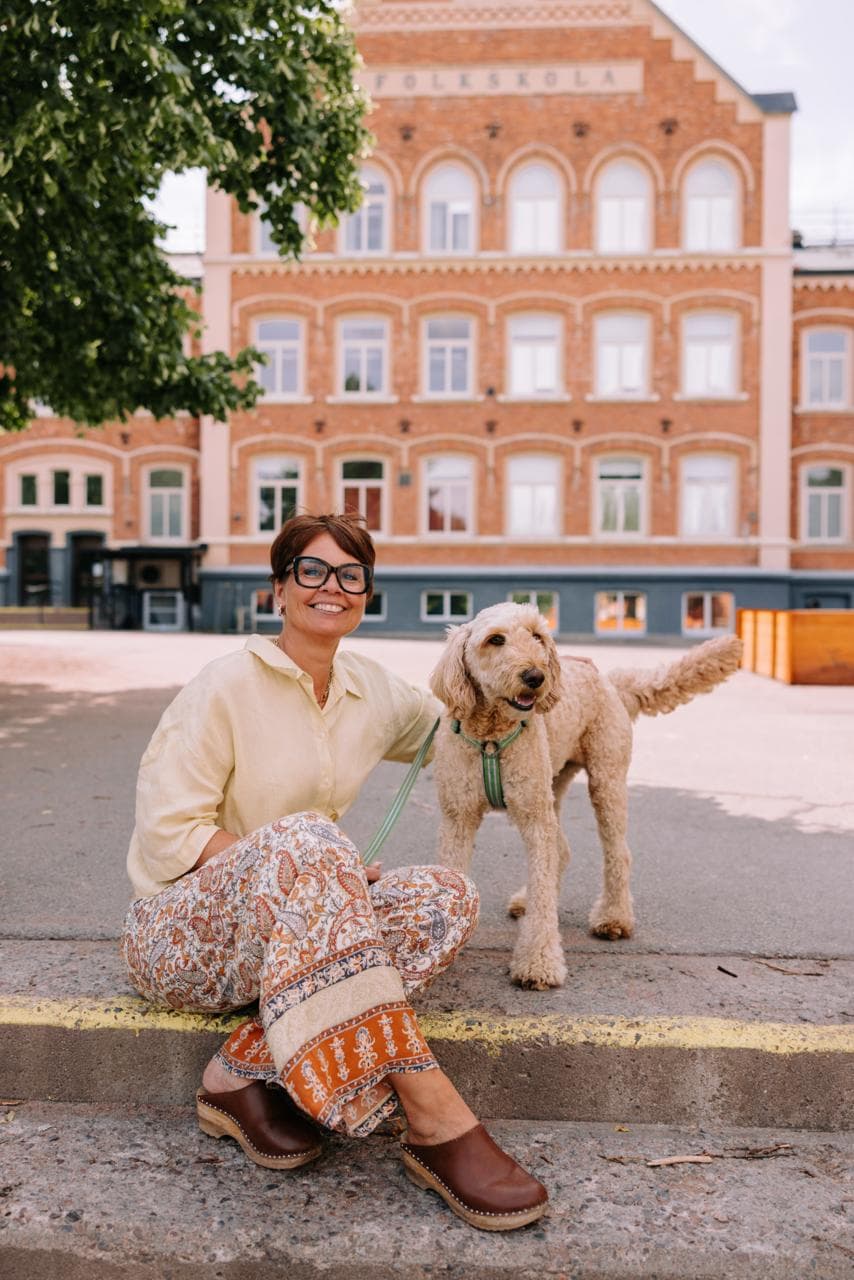 Veronica Gustafsson med Luna